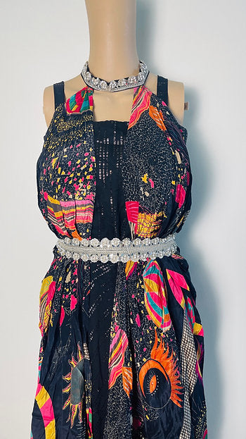 Indo Western Designer Black Gown