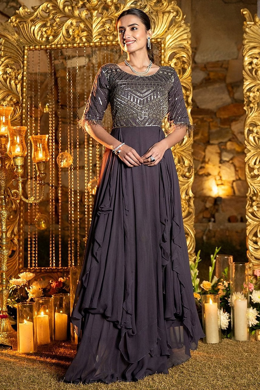 Designer Party Wear Cocktail Gown Dress