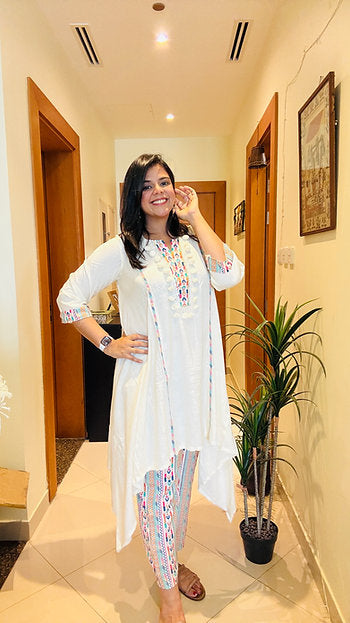 JLT Jaana -Summer Flowy Co-ord Set With Printed Pants