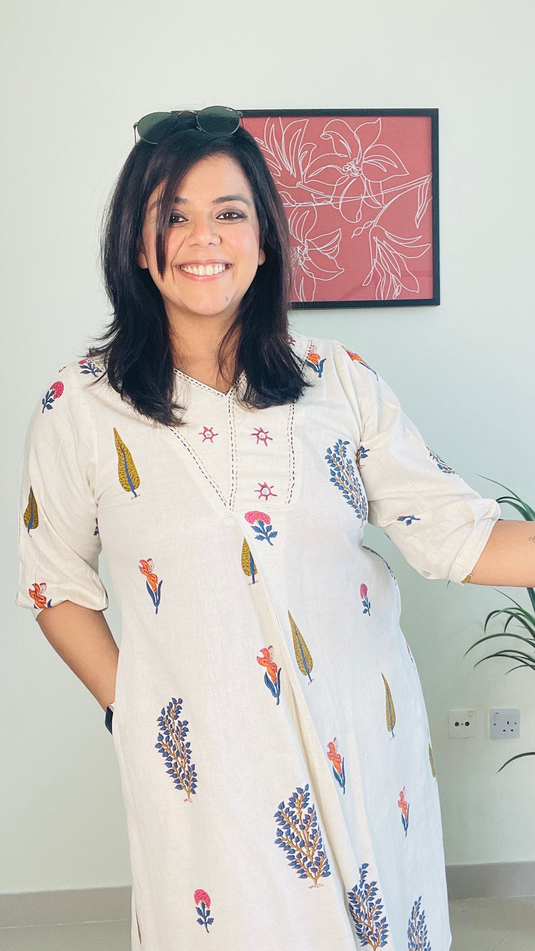 Linen Printed Co-ord Set