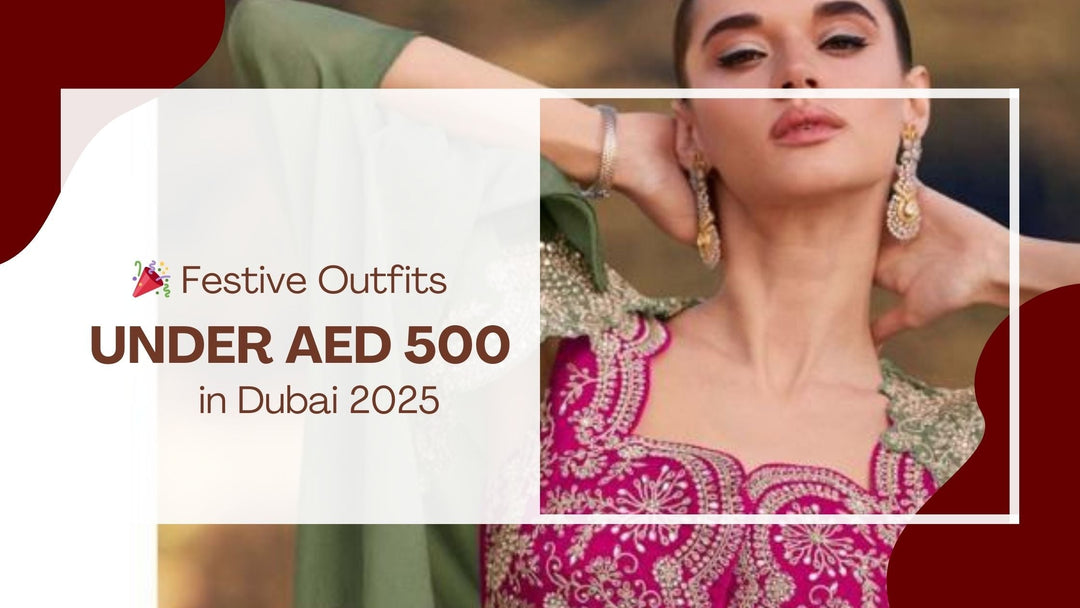 Affordable festive outfits for women in UAE | Buy shararas, Anarkalis, palazzo suits under AED 500 – Meraki Vastram