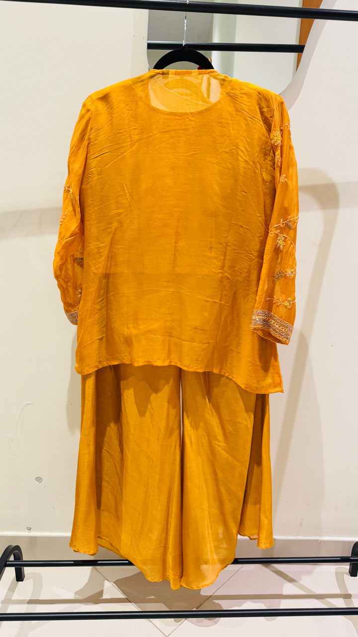 Indo western Jacket Style Palazzo Set