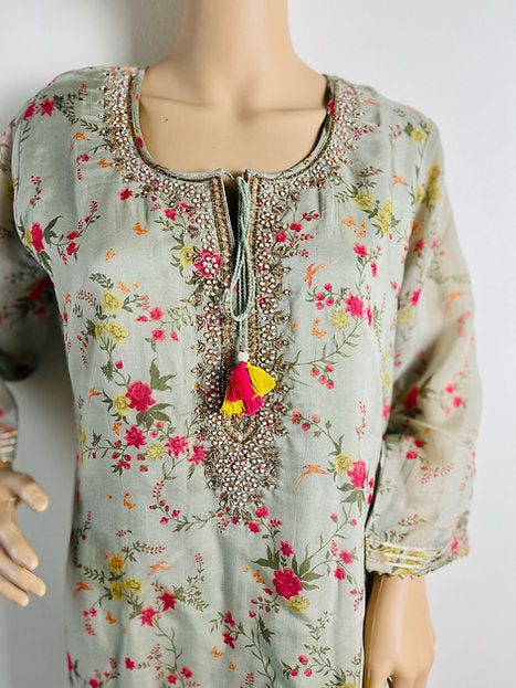 Pure Organza Kurti