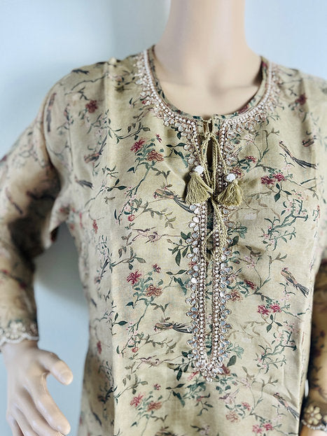 Pure Organza Kurti