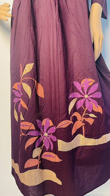 A-Line Cotton Printed Suit