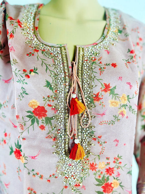 Pure Organza Kurti
