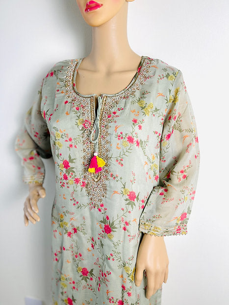 Pure Organza Kurti