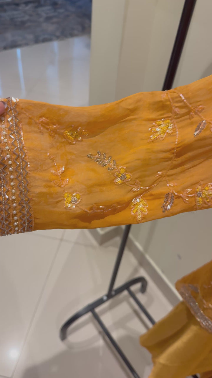 Indo western Jacket Style Palazzo Set